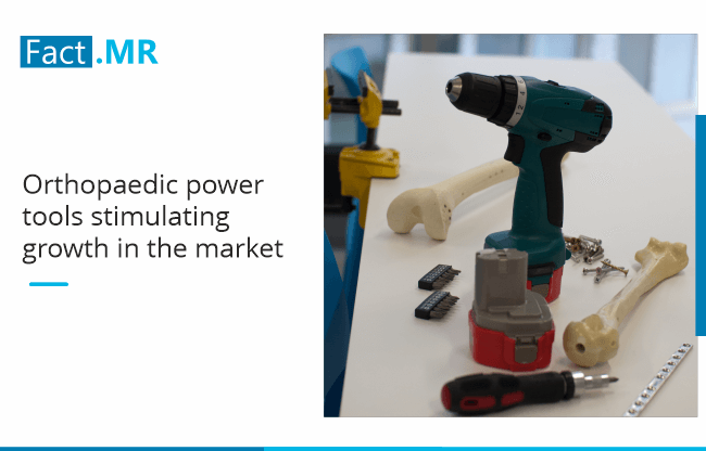 In what ways are orthopedic power tools stimulating growth in the market?