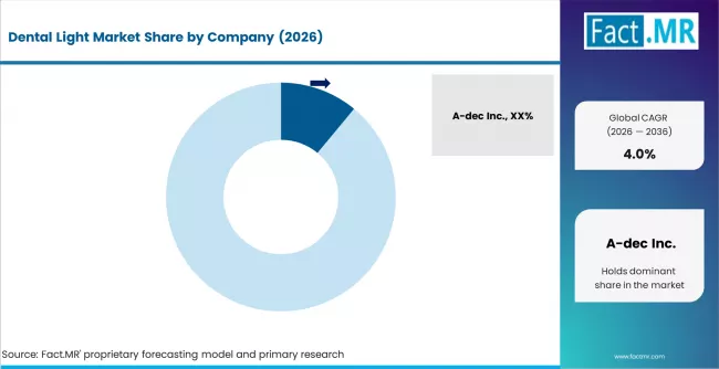 Dental Light Market Analysis By Company Dental Light Market Analysis By Company