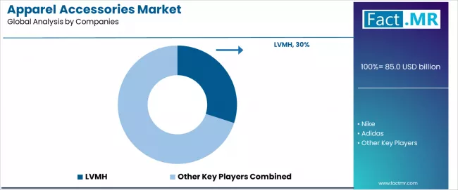 Apparel Accessories Market Analysis By Company