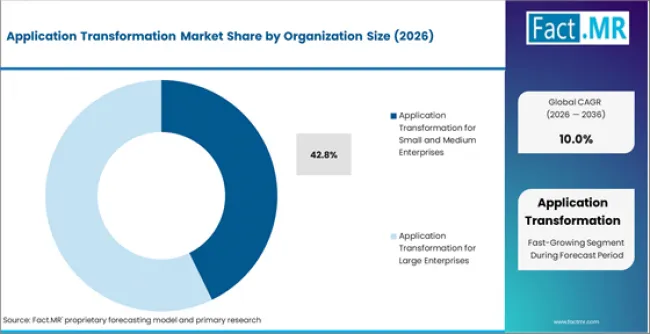 Application Transformation Market Analysis By Organization Size
