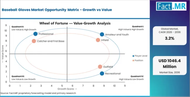 Baseball Gloves Market Opportunity Matrix Growth Vs Value Baseball Gloves Market Opportunity Matrix Growth Vs Value