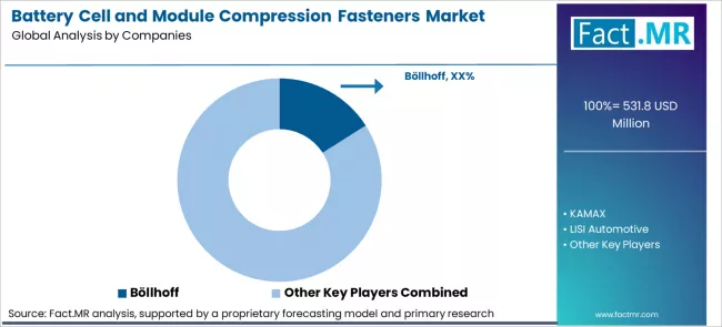Battery Cell And Module Compression Fasteners Market Analysis By Company Battery Cell And Module Compression Fasteners Market Analysis By Company