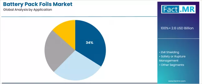 Battery Pack Foils Market Analysis By Application