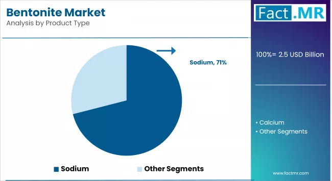 Bentonite Market Analysis By Product Type