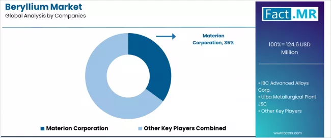 Beryllium Market Analysis By Company