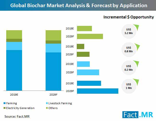 biochar market analysis forecast by application