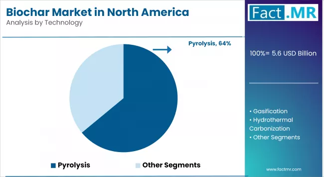 Biochar Market In North America By Technology