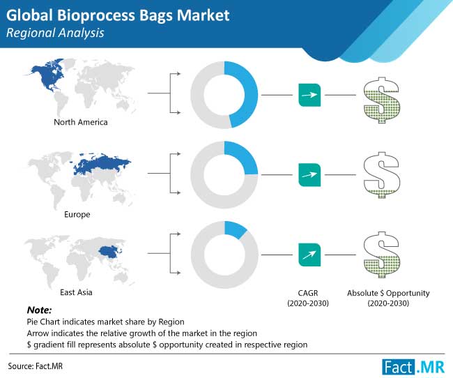 bioprocess bags market regional analysis