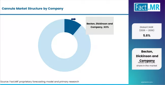 Cannula Market Analysis By Company