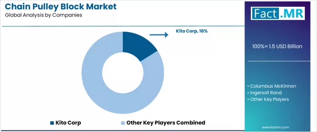 Chain Pulley Block Market Analysis By Company
