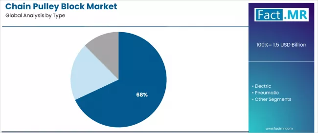 Chain Pulley Block Market Analysis By Type