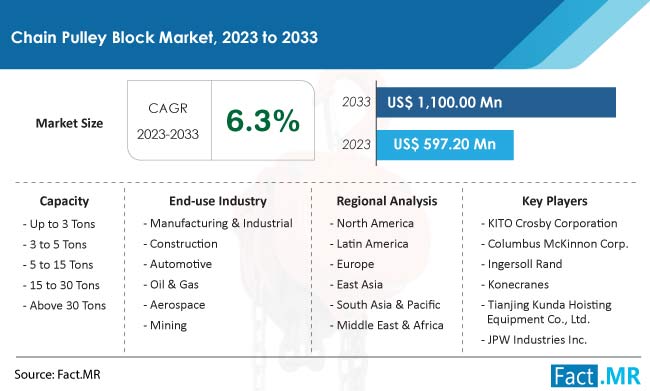 Chain Pulley Block Market Size, Share, Trends, Growth, Demand and Sales Forecast Report by Fact.MR