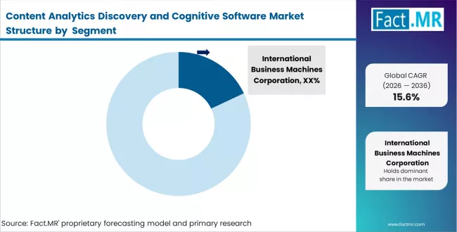 Content Analytics Discovery And Cognitive Software Market Analysis By Company
