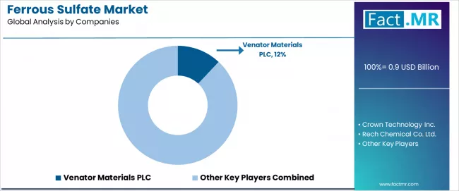 Ferrous Sulfate Market Analysis By Company