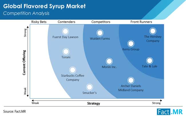 flavored syrup market competition by FactMR