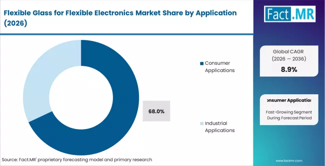 Flexible Glass For Flexible Electronics Market Analysis By Application