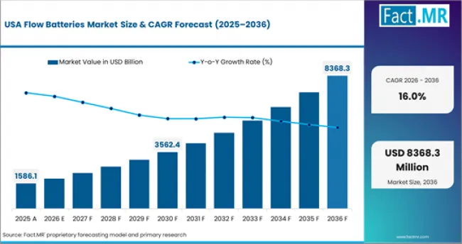 Flow Batteries Market Country Value Analysis