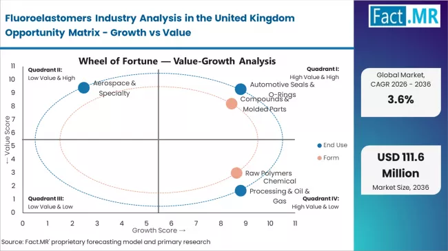 Fluoroelastomers Industry Analysis In The United Kingdom Opportunity Matrix Growth Vs Value