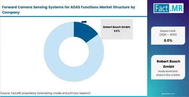 Forward Camera Sensing Systems For Adas Functions Market Analysis By Company