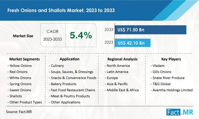 Fresh Onions And Shallots Market Growth Forecast by Fact.MR