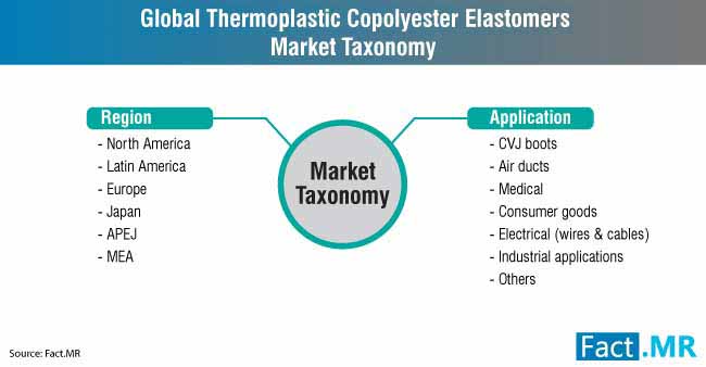 Global thermoplastic copolyester elastomers market taxonomy