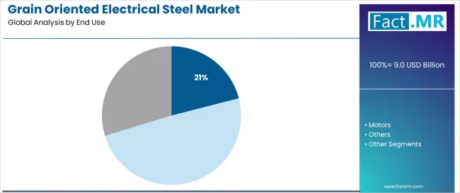 Grain Oriented Electrical Steel Market Analysis By End Use