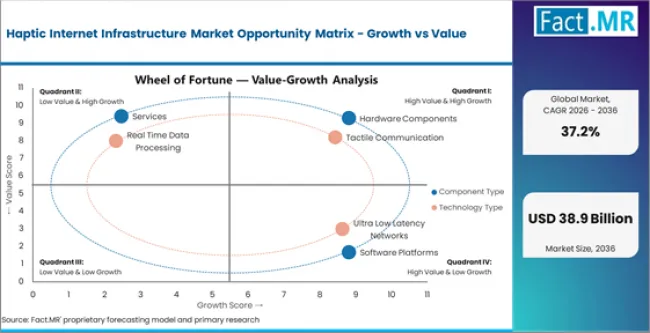 Haptic Internet Infrastructure Market Opportunity Matrix Growth Vs Value Haptic Internet Infrastructure Market Opportunity Matrix Growth Vs Value