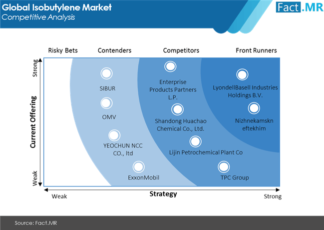 isobutylene market competitive analysis