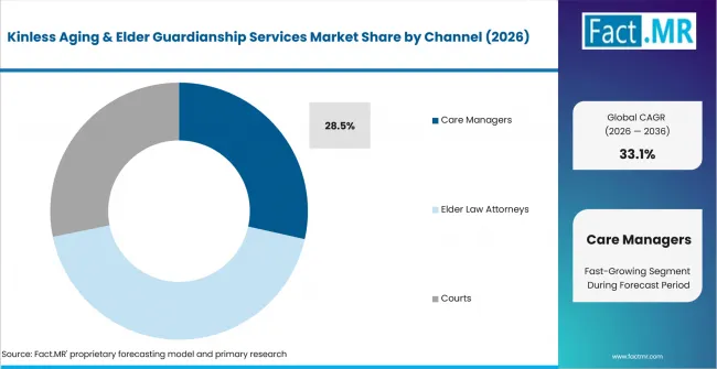 Kinless Aging & Elder Guardianship Services Market Analysis By Channel