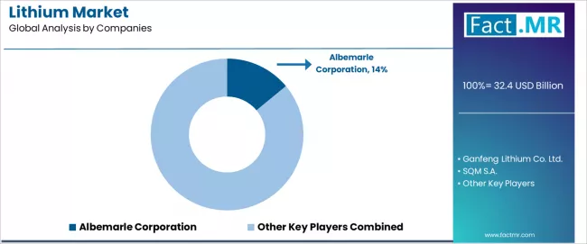 Lithium Market Analysis By Company Lithium Market Analysis By Company