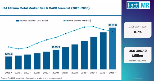 Lithium Metal Market Country Value Analysis