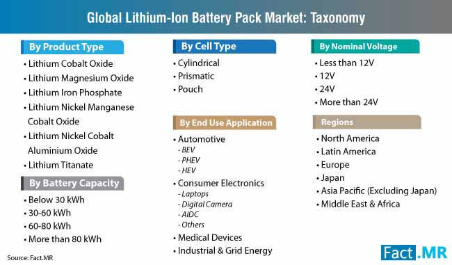Lithiumion Battery Pack Market Taxonomy lithiumion battery pack market taxonomy