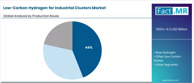 Low Carbon Hydrogen For Industrial Clusters Market Analysis By Production Route