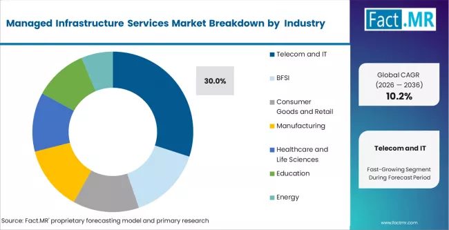 Managed Infrastructure Services Market Analysis By Industry