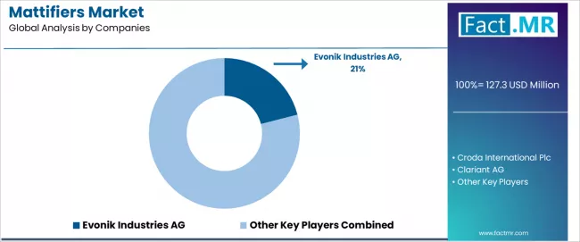 Mattifiers Market Analysis By Company Mattifiers Market Analysis By Company