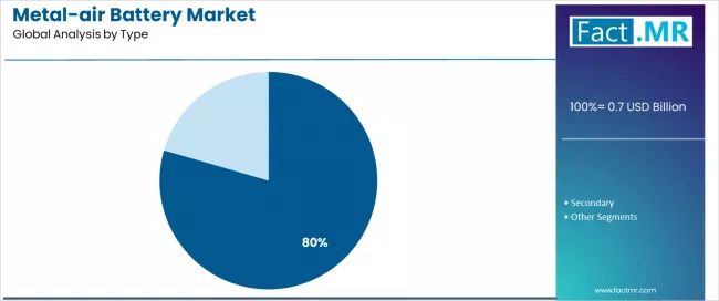 Metal Air Battery Market Analysis By Type