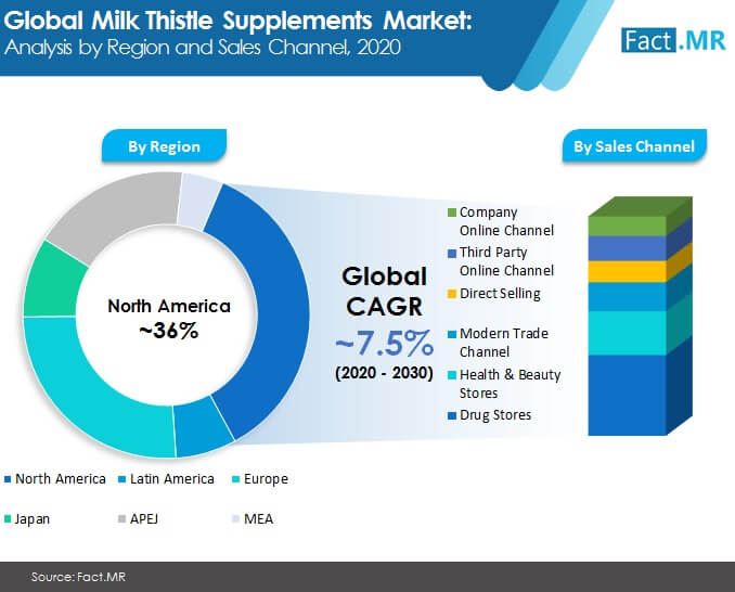 milk thistle supplements market analysis by region sales channel