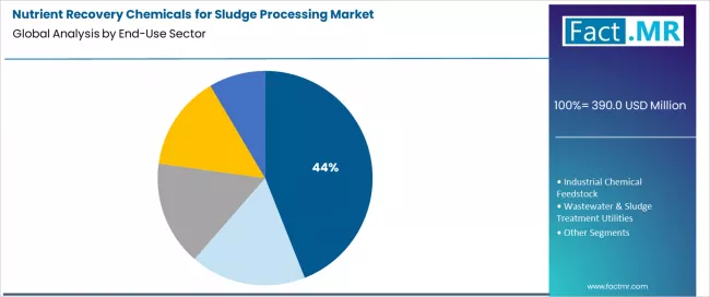 Nutrient Recovery Chemicals For Sludge Processing Market Analysis By End Use Sector