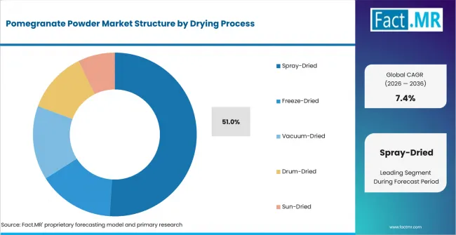 Pomegranate Powder Market Analysis By Drying Process Pomegranate Powder Market Analysis By Drying Process