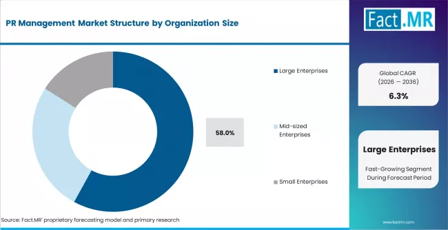 Pr Management Market Analysis By Organization Size