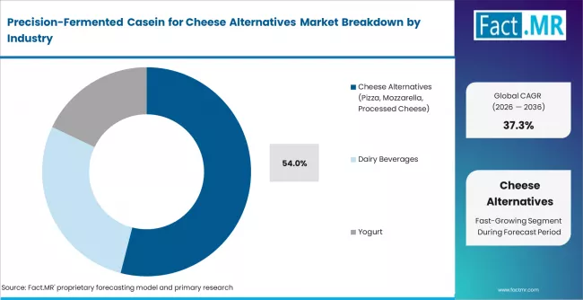 Precision Fermented Casein For Cheese Alternatives Market Analysis By Application