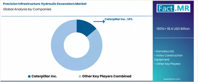 Precision Infrastructure Hydraulic Excavators Market Analysis By Company