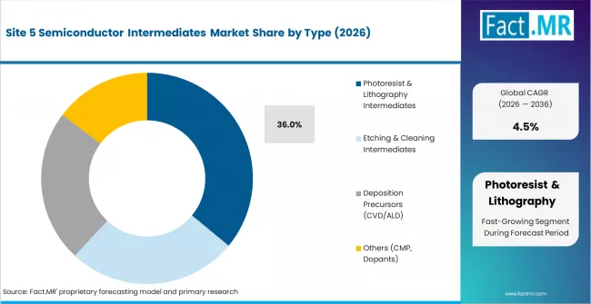 Site 5 Semiconductor Intermediates Market Analysis By Type