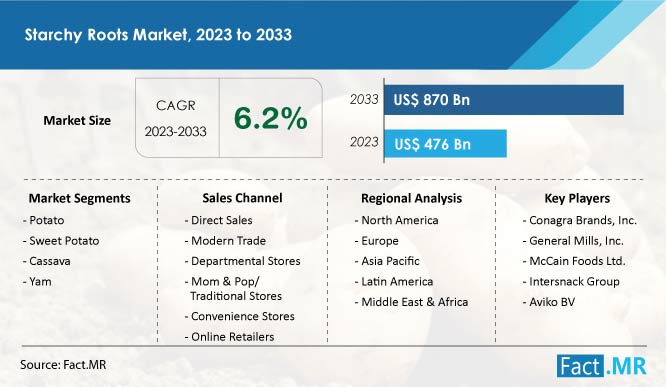 Starchy Roots Market Size & Growth Forecast by Fact.MR