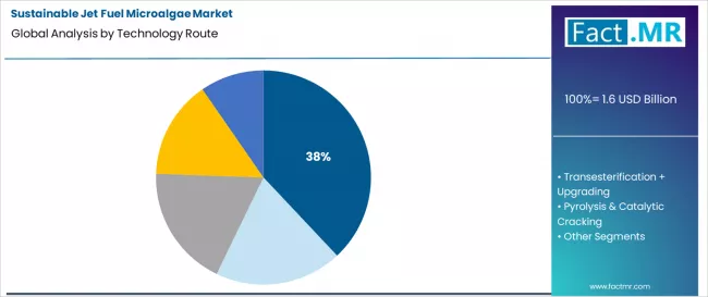 Sustainable Jet Fuel Microalgae Market Analysis By Technology Route