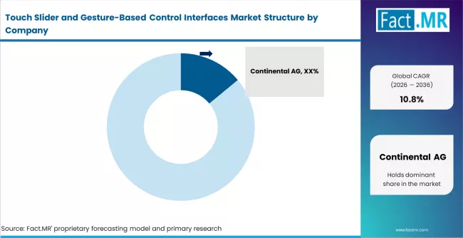Touch Slider And Gesture Based Control Interfaces Market Analysis By Company Touch Slider And Gesture Based Control Interfaces Market Analysis By Company