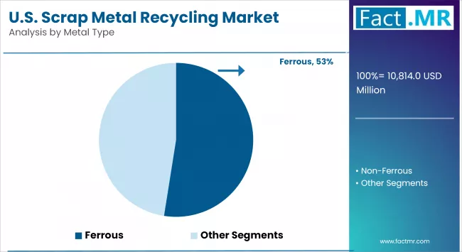 Us Scrap Metal Recycling Market Analysis By Metal Type