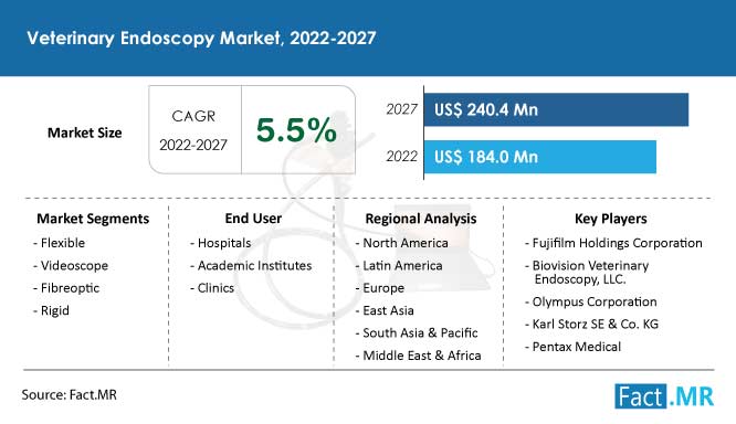 Veterinary endoscopy market size, growth forecast by Fact.MR