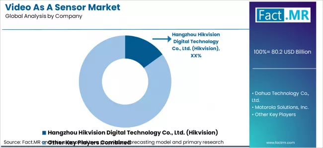 Video As A Sensor Market Analysis By Company