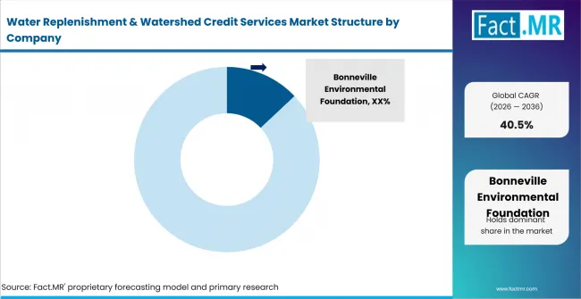 Water Replenishment & Watershed Credit Services Market Analysis By Company Water Replenishment & Watershed Credit Services Market Analysis By Company